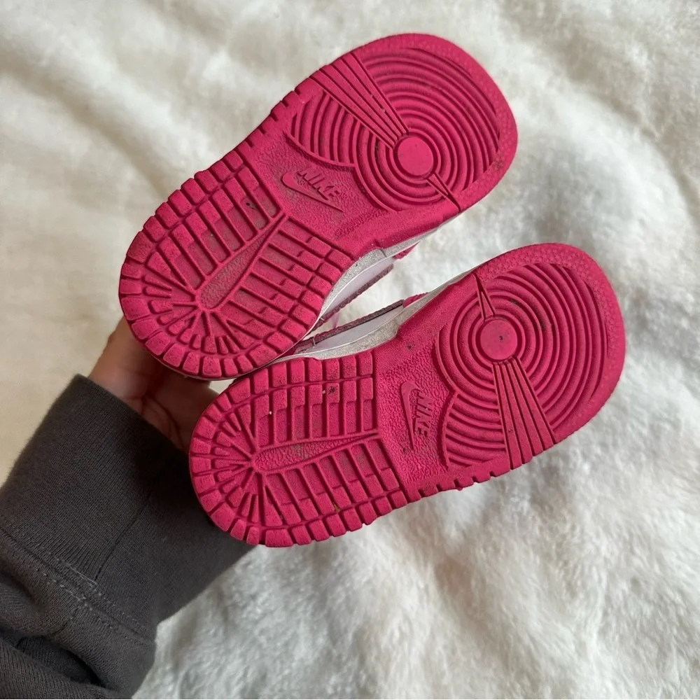 Nike Dunk Low Fuscia Toddler Size 7C